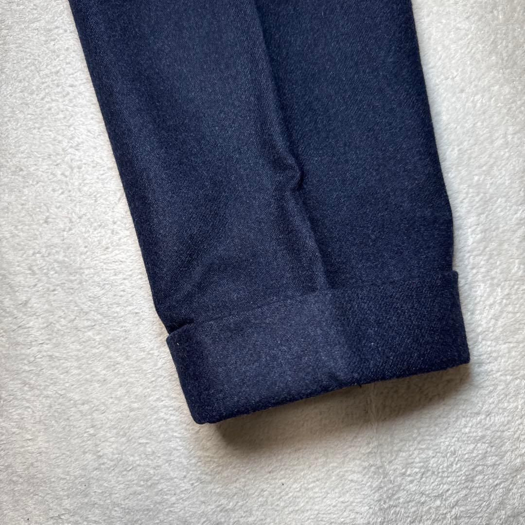 18 極美品　PT01 ピーティーゼロウーノ　スラックス　ネイビー　46 M