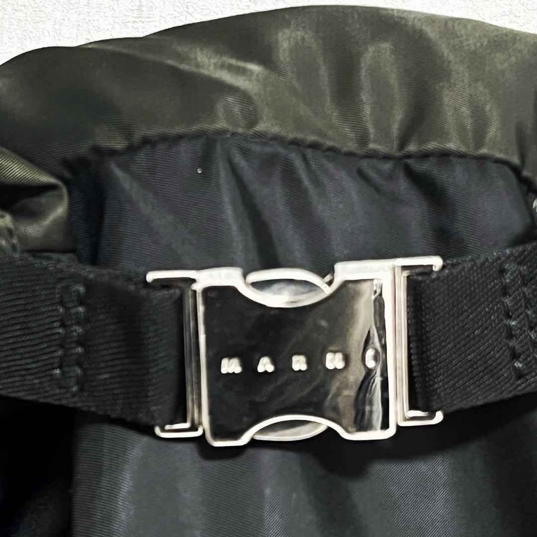 MARNI マルニ ナイロンリュック バックパック ロゴプレート