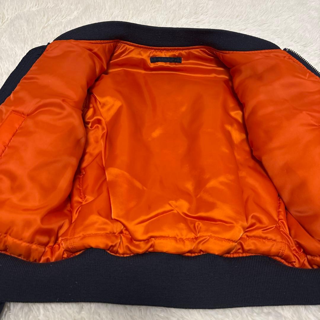 ▪️AVIREX 6252039 フライトジャケット　ブルゾン　MA-1 刺繍