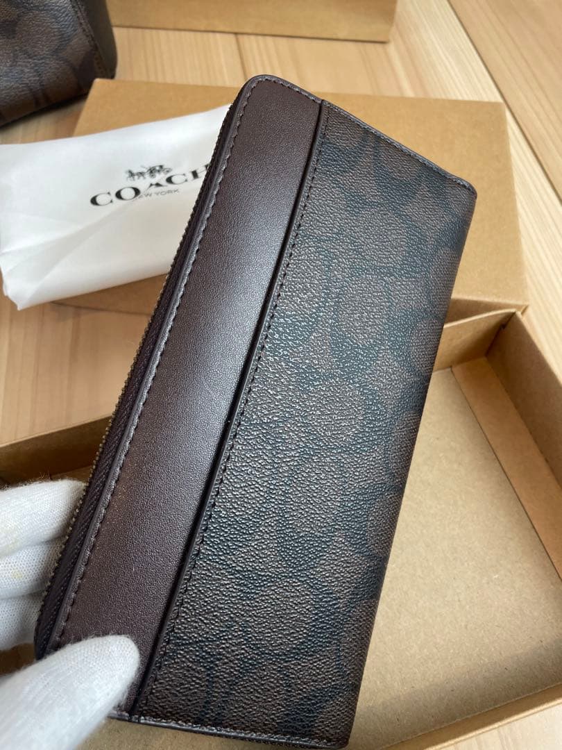 COACH レディース　ショルダー　バッグ　財布　セット　ブラウン　ブラック