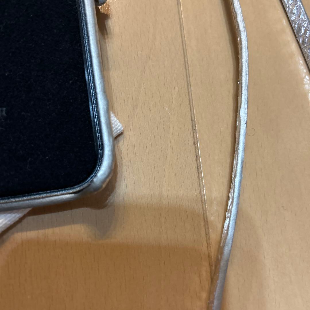 最終値下げ！JIL SANDER シルバー スマホショルダーバッグ