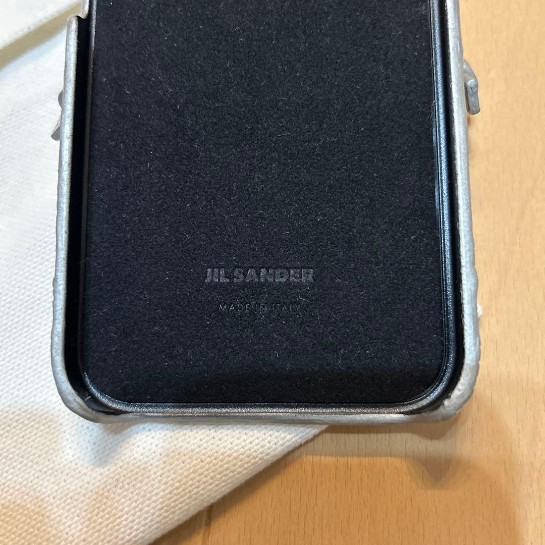 最終値下げ！JIL SANDER シルバー スマホショルダーバッグ