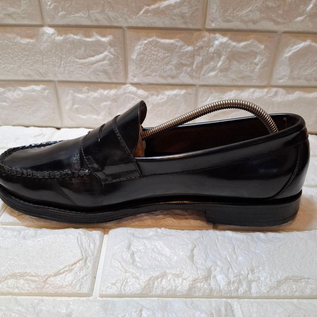 【美品】G.H.BASS weejuns 黒 レザー 　ローファー