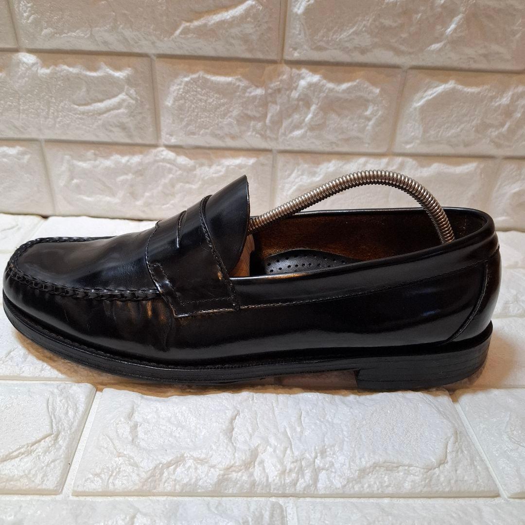 【美品】G.H.BASS weejuns 黒 レザー 　ローファー