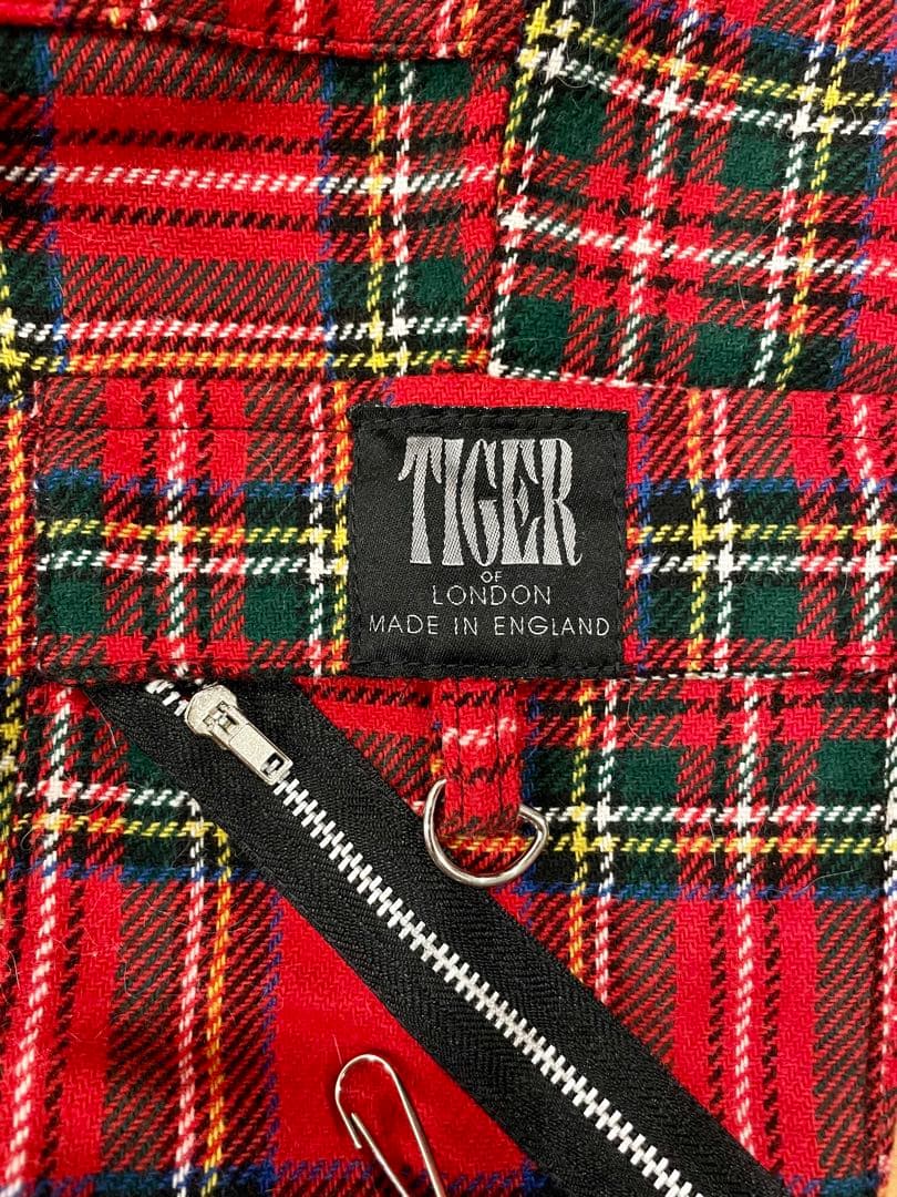 USED古着 【TIGER of LONDON】英国製 90S タータンチェック