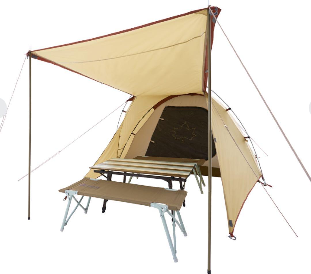 龍*虎様 LOGOS Fes Tours Dome Tent M-BC ベージュ