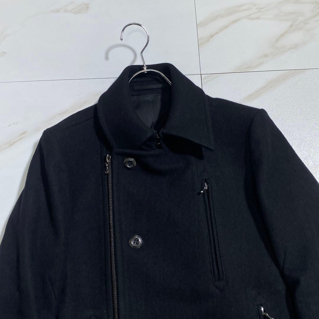 完売品⭐︎ATTACHMENT ヘビーメルトンZIP Pコート　ライダース 1