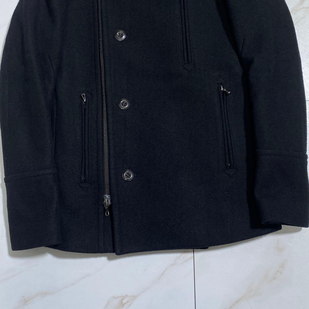 完売品⭐︎ATTACHMENT ヘビーメルトンZIP Pコート　ライダース 1