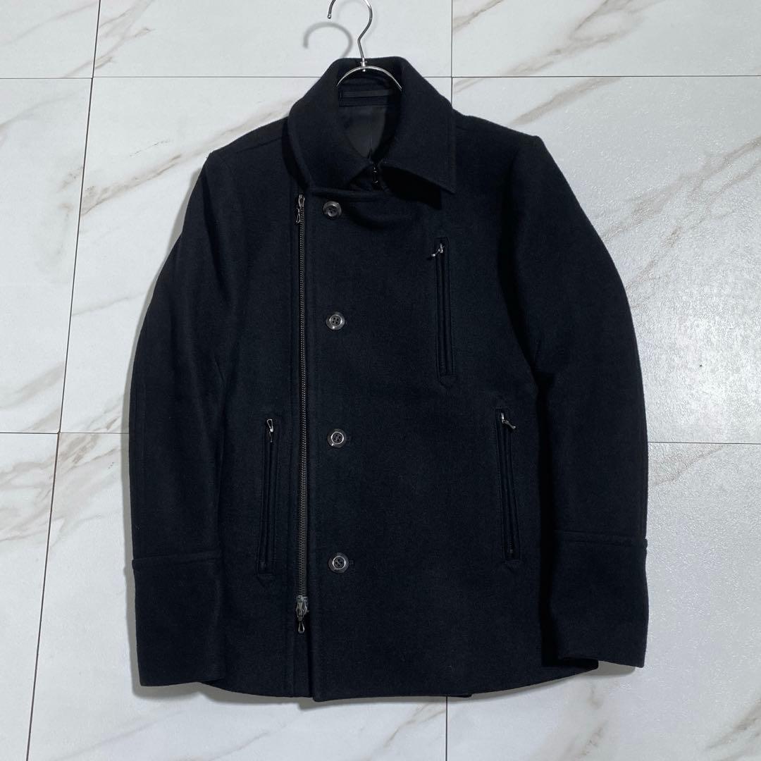 完売品⭐︎ATTACHMENT ヘビーメルトンZIP Pコート　ライダース 1