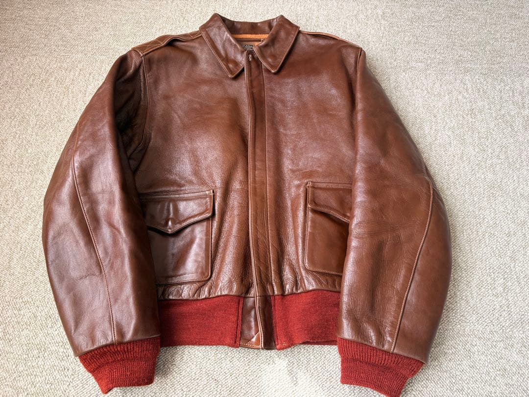 BUZZ RICKSON'S バズリクソンズA-2 赤リブBR80594