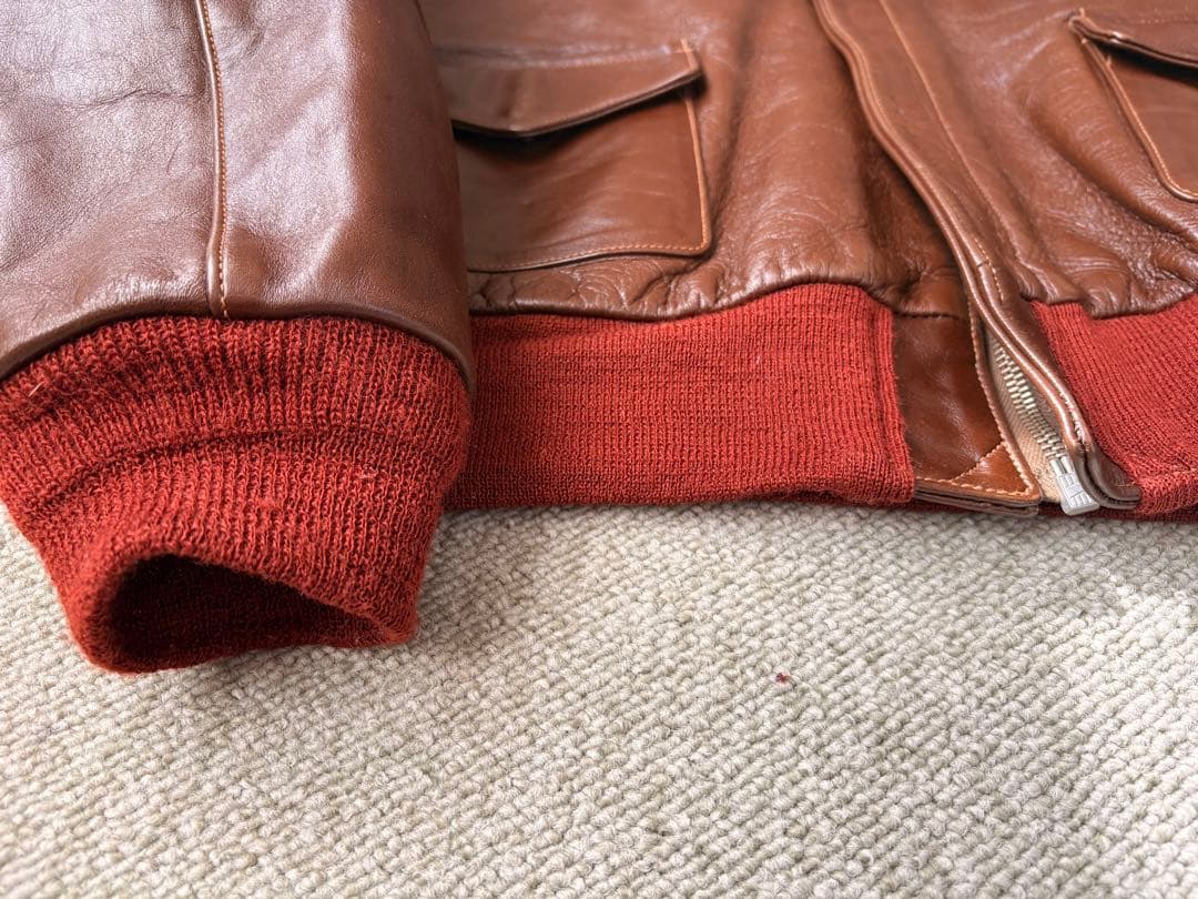 BUZZ RICKSON'S バズリクソンズA-2 赤リブBR80594