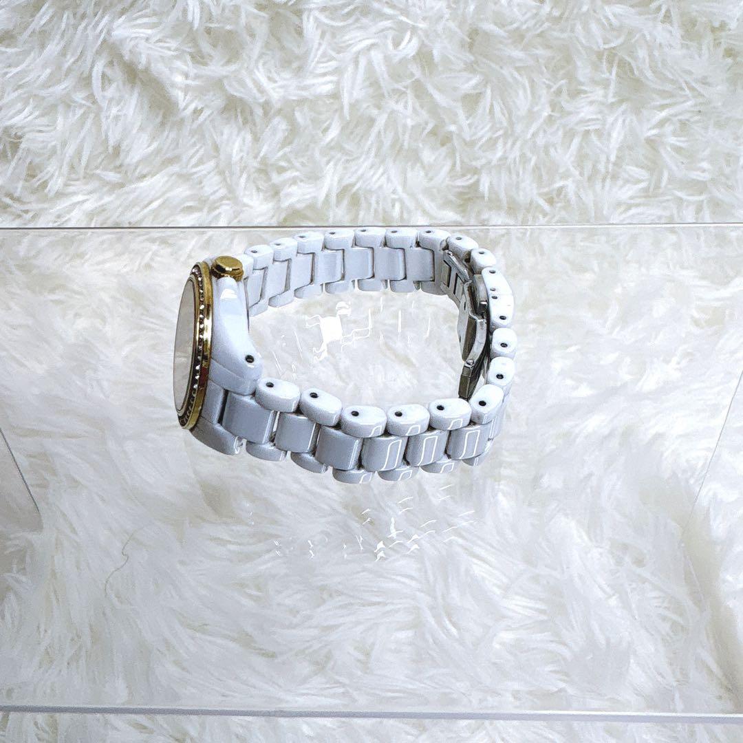 【稼働品】COACH コーチ レディース腕時計 ASTOR セラミック