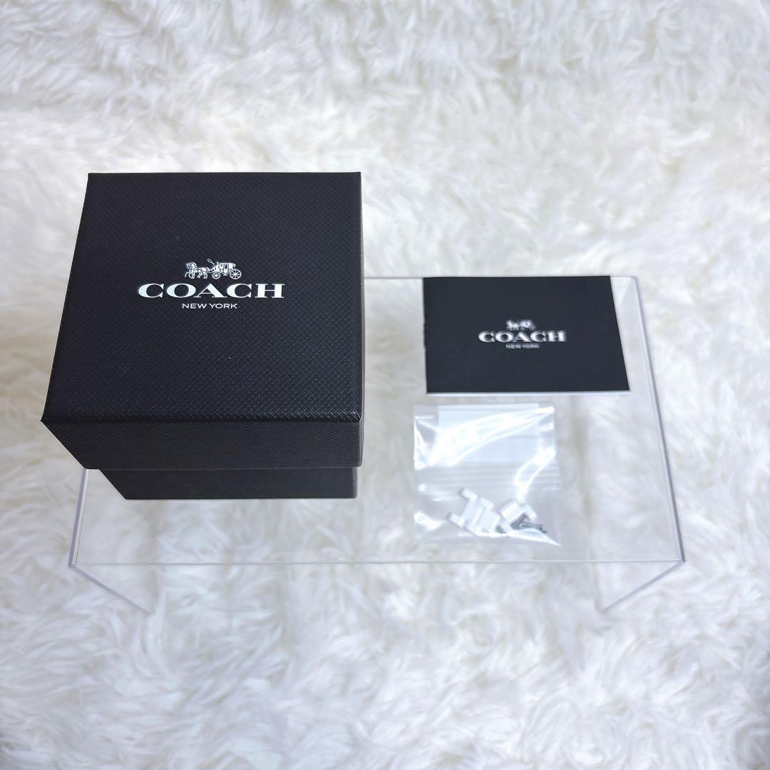 【稼働品】COACH コーチ レディース腕時計 ASTOR セラミック