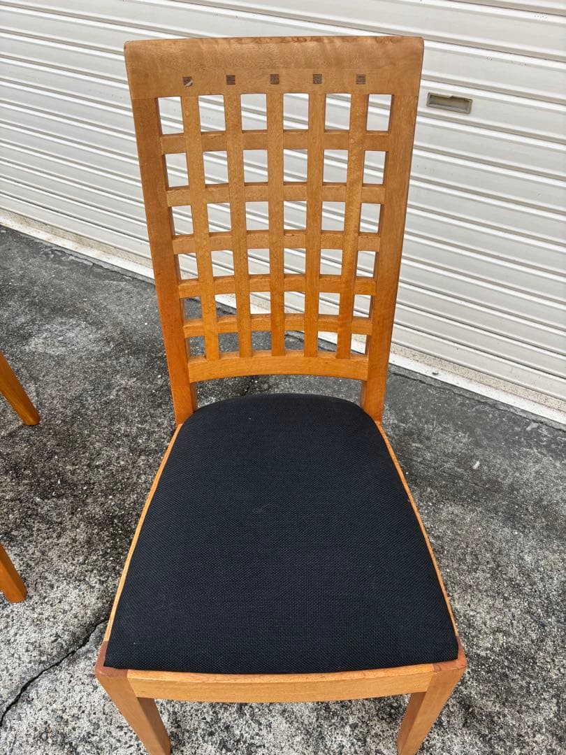 朝日木工　BOSCO　ダイニングチェア　２脚セット