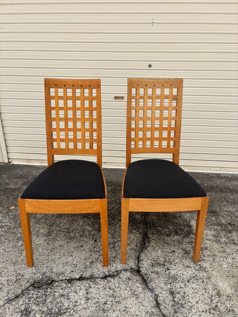 朝日木工　BOSCO　ダイニングチェア　２脚セット