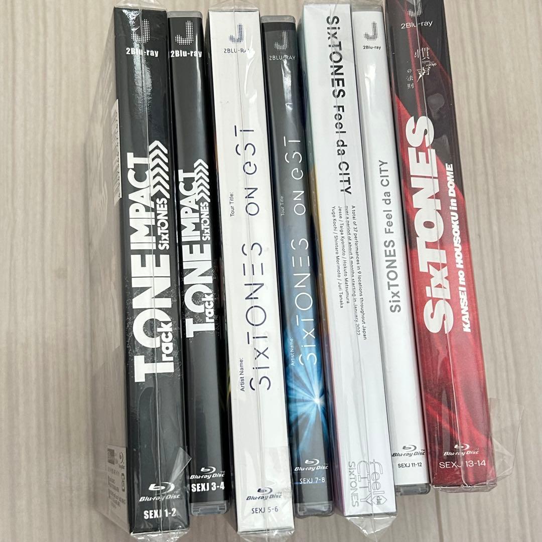 mana　【美品】在庫処分7点まとめ売りSixTONES Blu-ray
