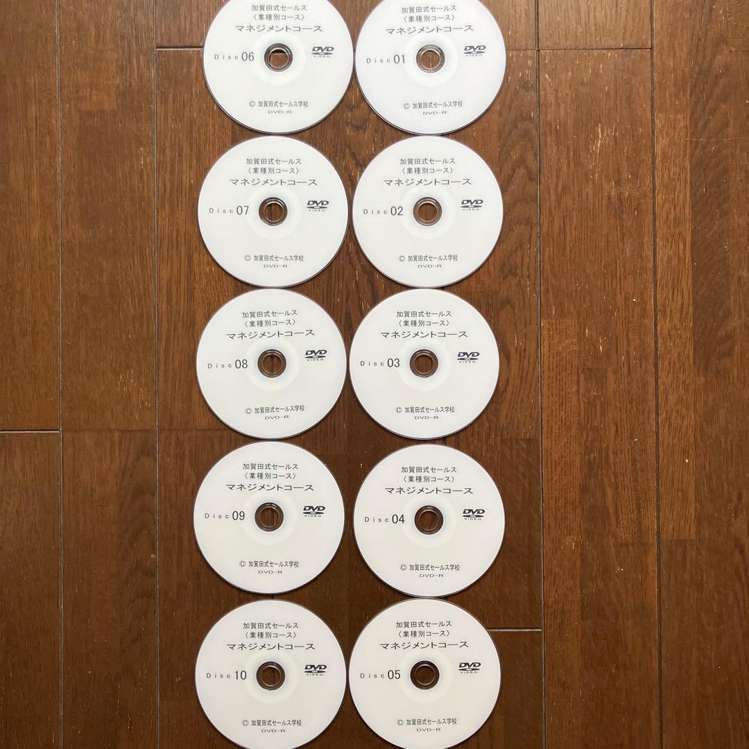希少品　加賀田式セールス学校DVD マネジメントコース　加賀田晃