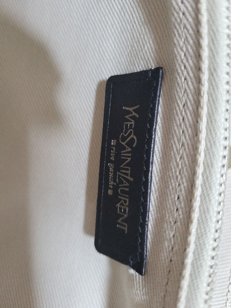 イヴサンローラン リヴゴーシュ ミューズトゥ レザートートバッグ