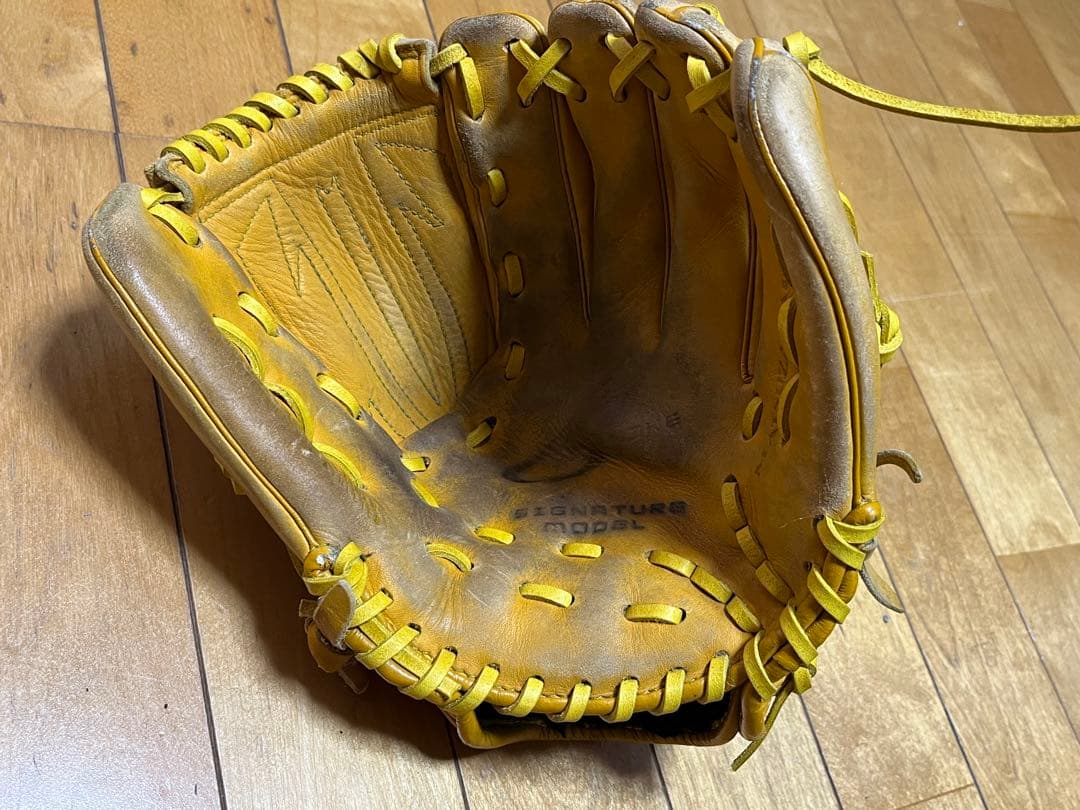 超稀少 Nike Signature Model 軟式グローブ イエロー