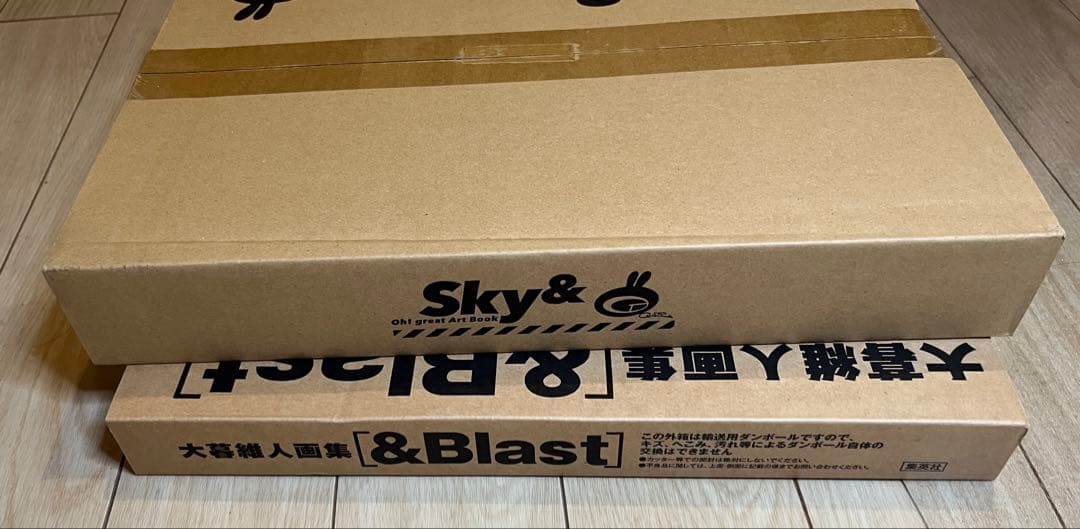 【新品未開封】大暮維人画集 [Sky&] [&Blast]