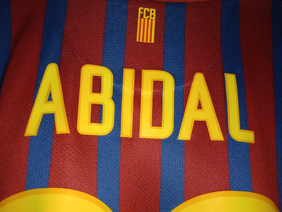 FCバルセロナ ABIDAL 22番　Mサイズ