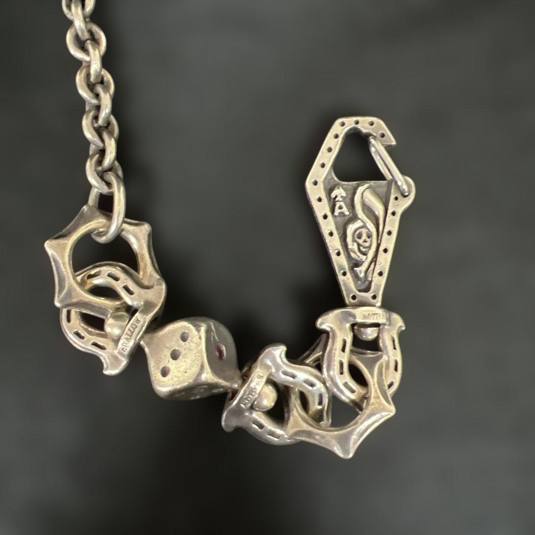 リセッシュ　galcia シルバー ウォレットチェーン カスタムオーダー