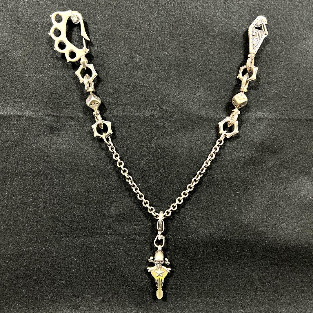 リセッシュ　galcia シルバー ウォレットチェーン カスタムオーダー