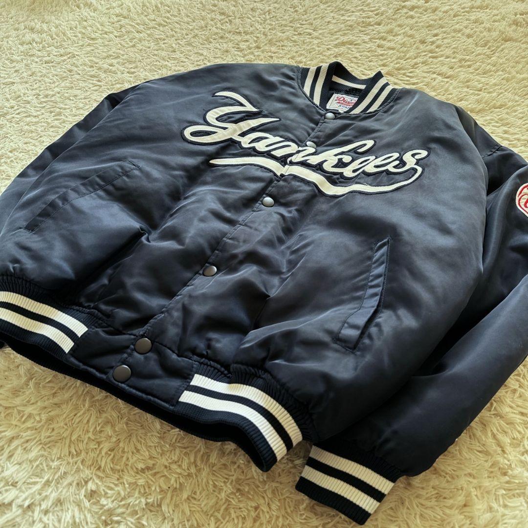 90s 美品 MLB STARTER製 ヤンキース ナイロンスタジャン ブルゾン
