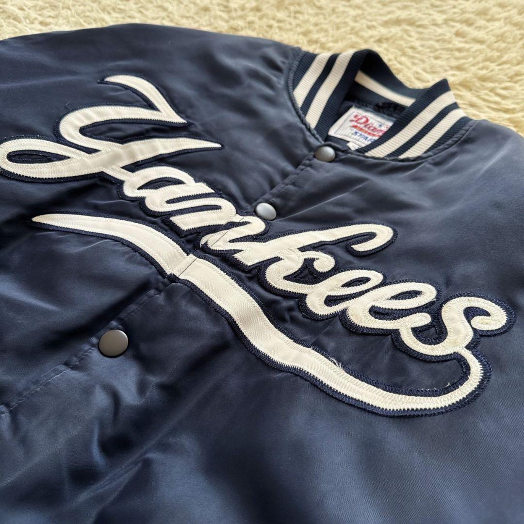 90s 美品 MLB STARTER製 ヤンキース ナイロンスタジャン ブルゾン