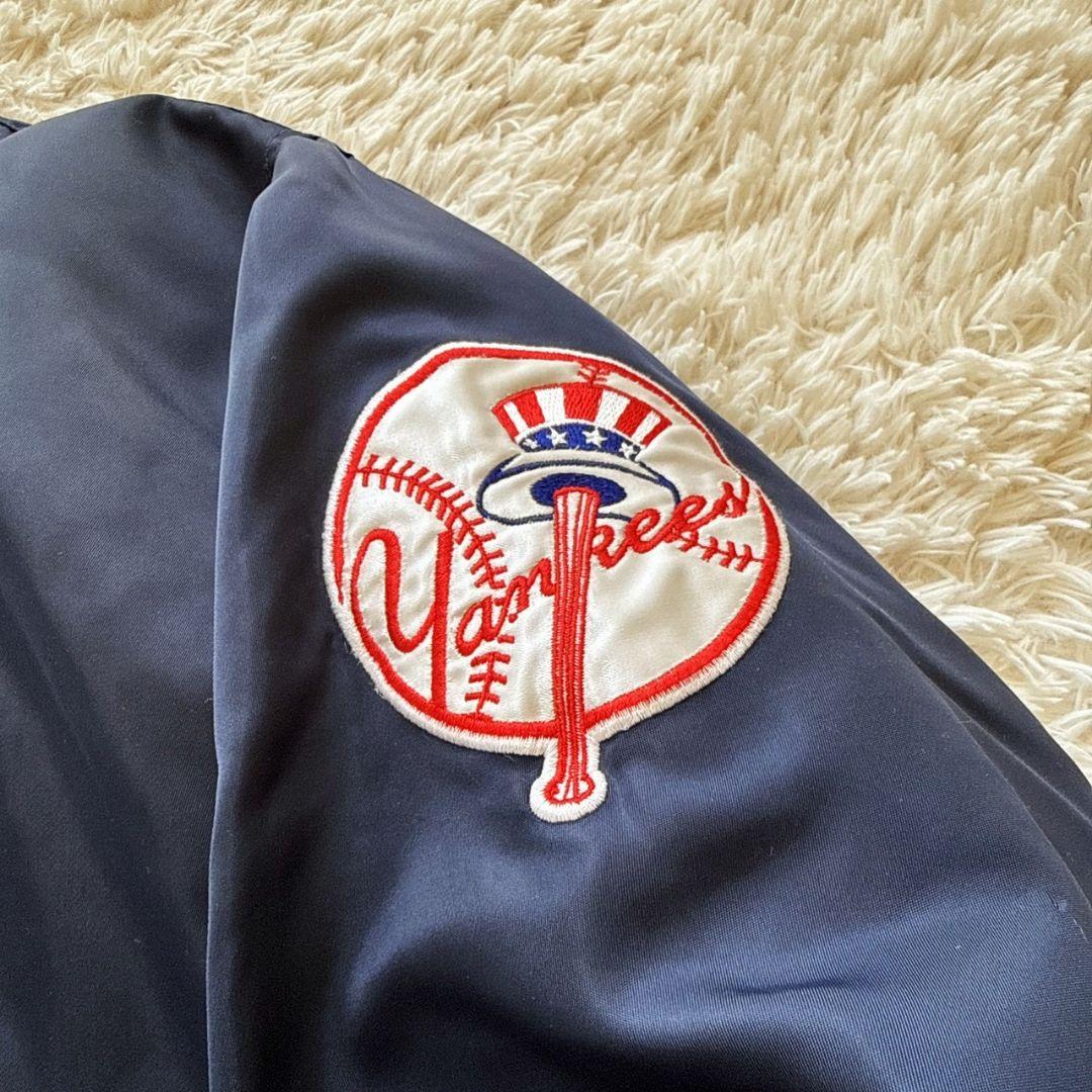 90s 美品 MLB STARTER製 ヤンキース ナイロンスタジャン ブルゾン