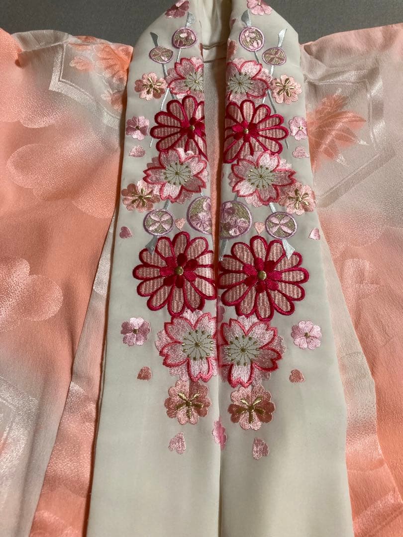 振袖フルセット　赤　椿