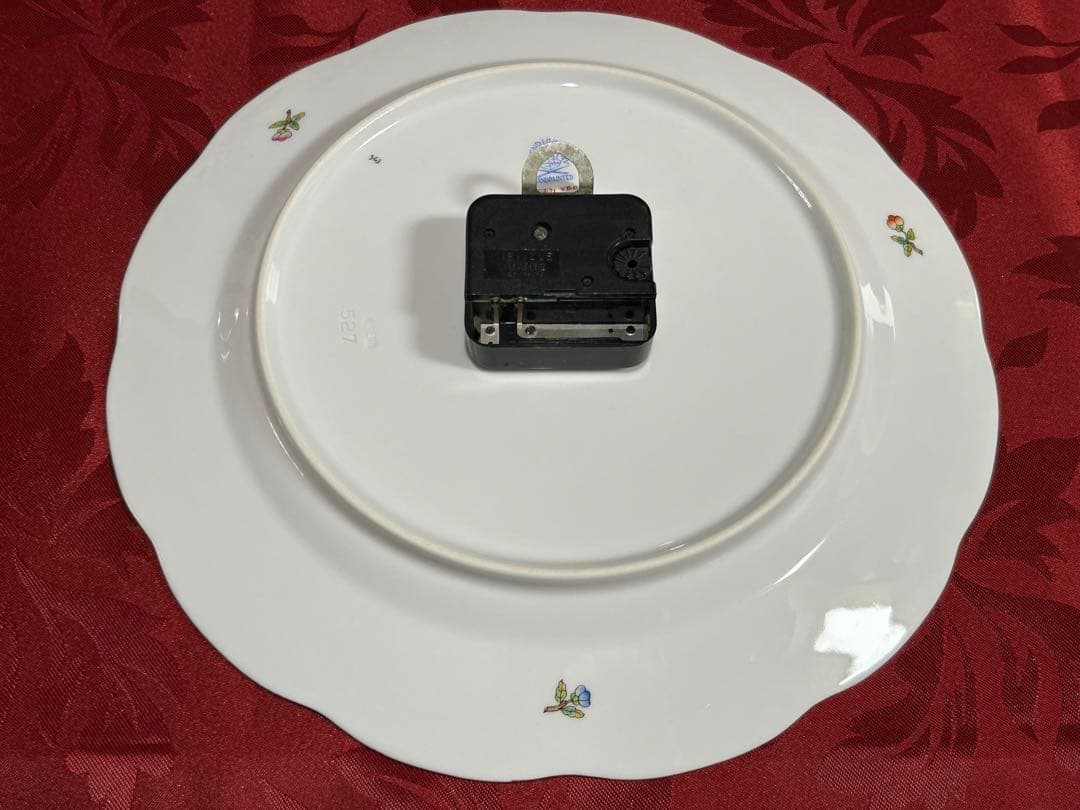 ヘレンド　ウォールクロック　壁掛け時計　ヴィクトリアプレーン　ジャンク