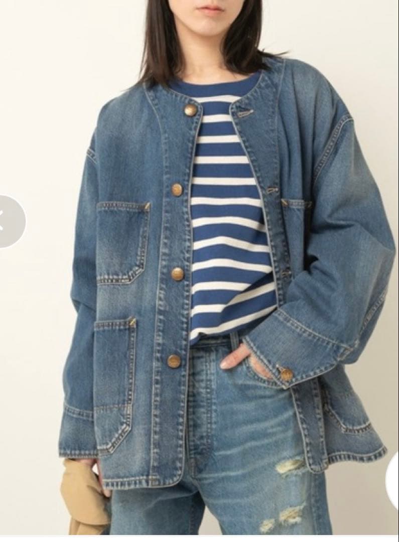 RNA-N J2149 ノーカラービッグカバーオール 新品未使用❣️