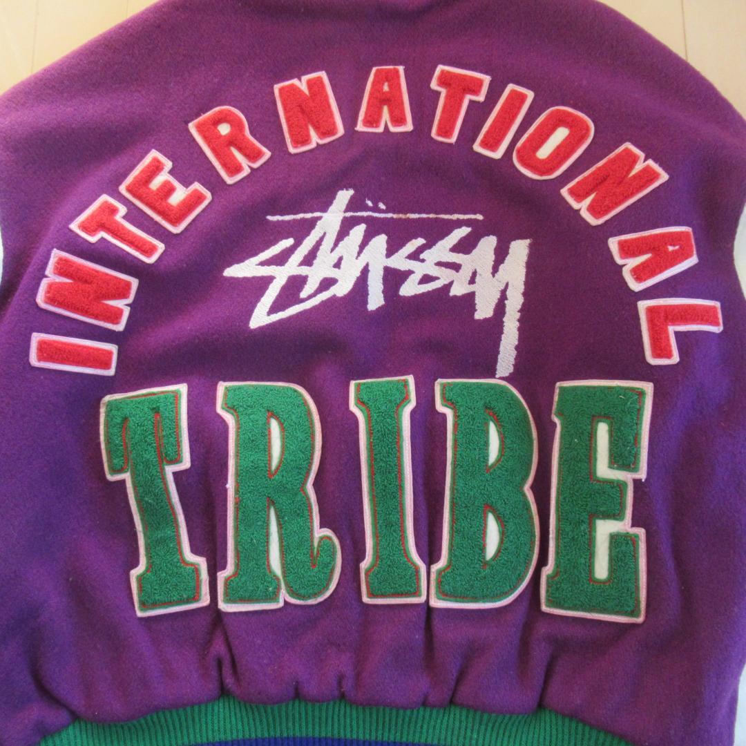 80s ist Stussy old スタジャン ステューシー 黒タグ usa製
