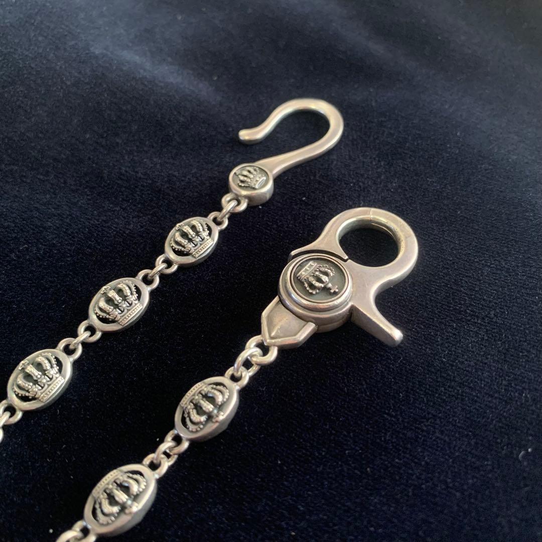 【Justin Davis】 MED.QE2 ウォレットチェーン シルバー925