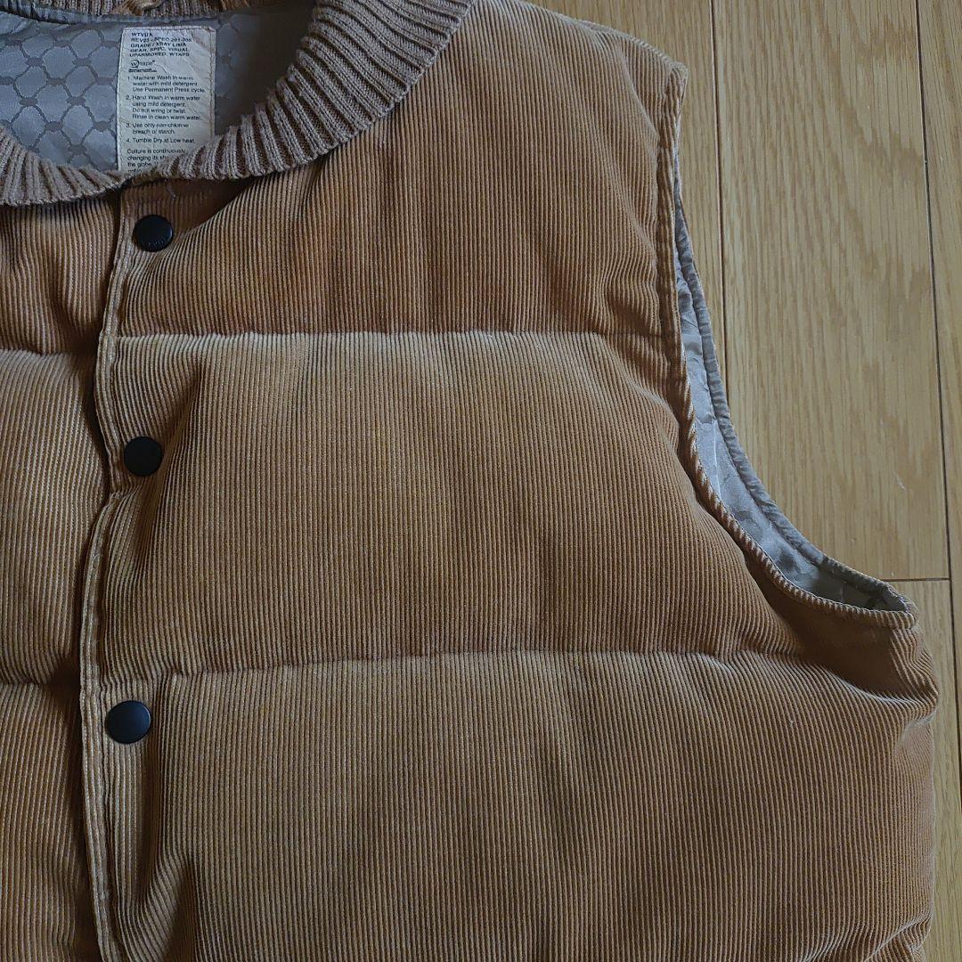 WTAPS コーデュロイ ダウンベスト ベージュ