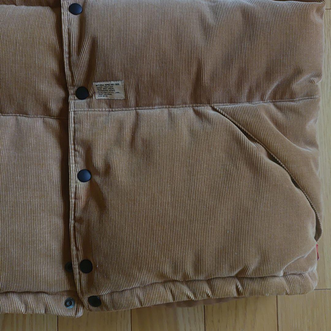 WTAPS コーデュロイ ダウンベスト ベージュ