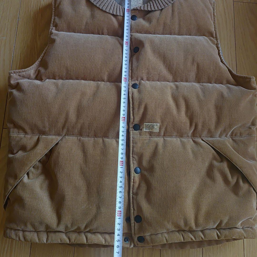 WTAPS コーデュロイ ダウンベスト ベージュ