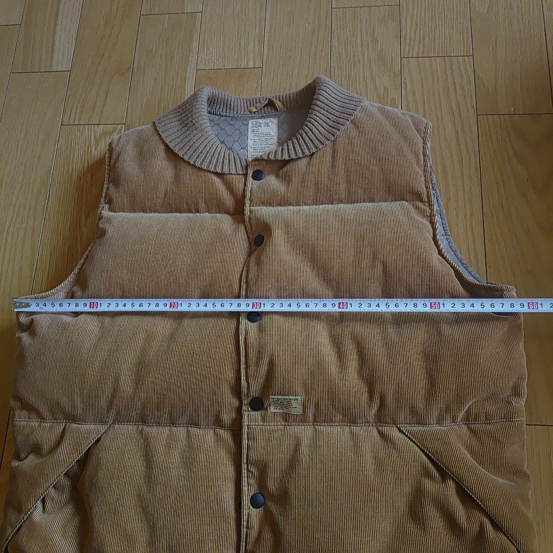 WTAPS コーデュロイ ダウンベスト ベージュ