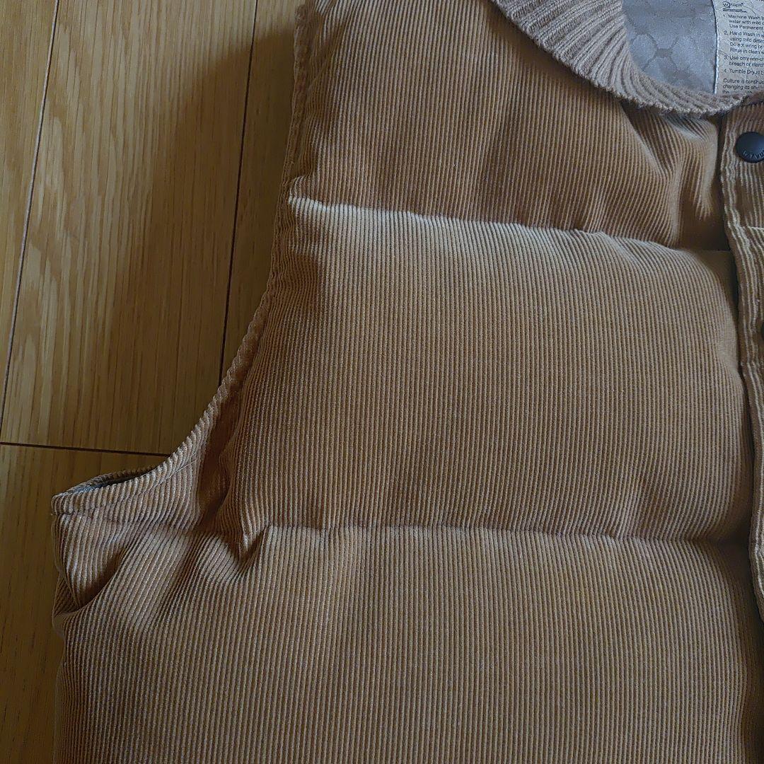 WTAPS コーデュロイ ダウンベスト ベージュ