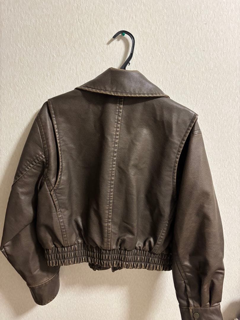 SLY LEATHER FLIGHT ジャケット、レザーフライトジャケット