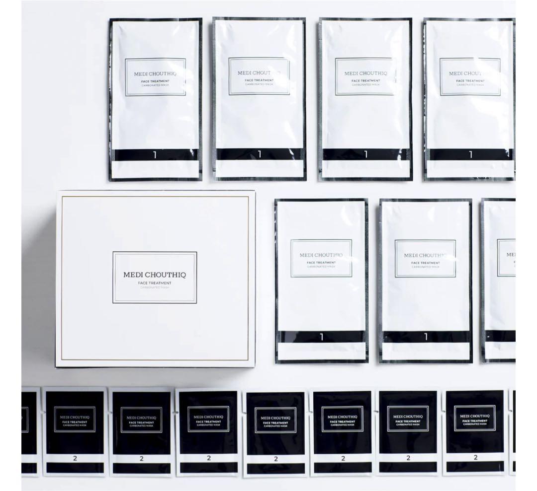 【新品未使用】箱無発送！MEDI CHOUTHIQ 炭酸フェイスパック（10包）
