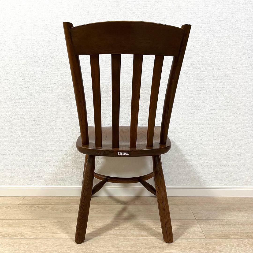そ71【柏木工】ダイニングチェア 木製 ウインザーチェア 飛騨 ウィンザーチェア