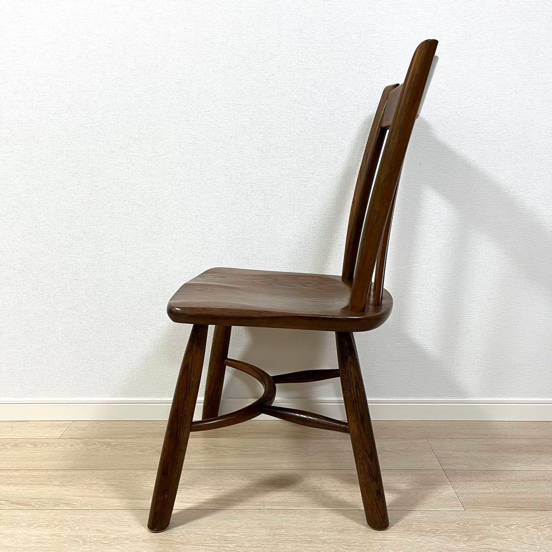 そ71【柏木工】ダイニングチェア 木製 ウインザーチェア 飛騨 ウィンザーチェア