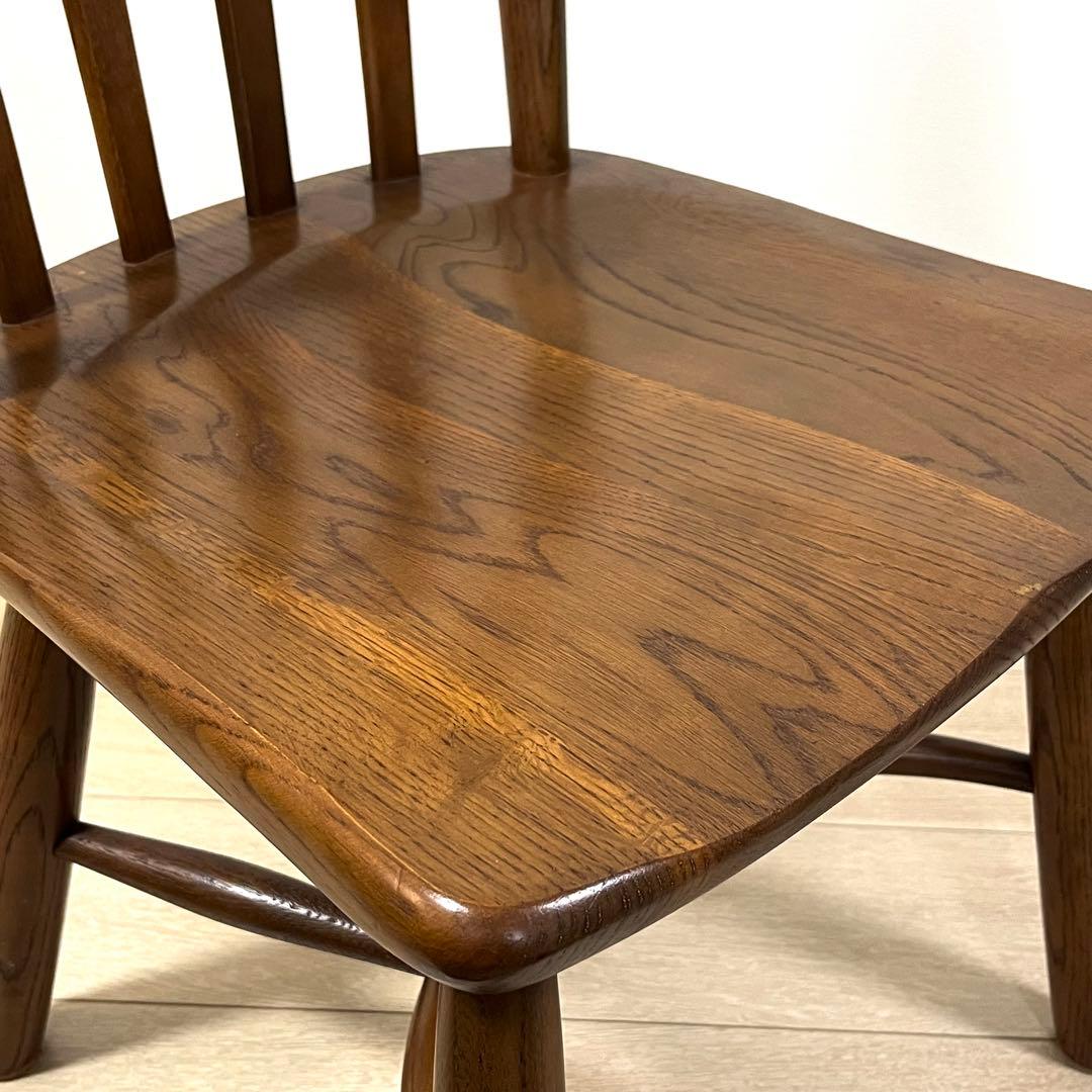 そ71【柏木工】ダイニングチェア 木製 ウインザーチェア 飛騨 ウィンザーチェア