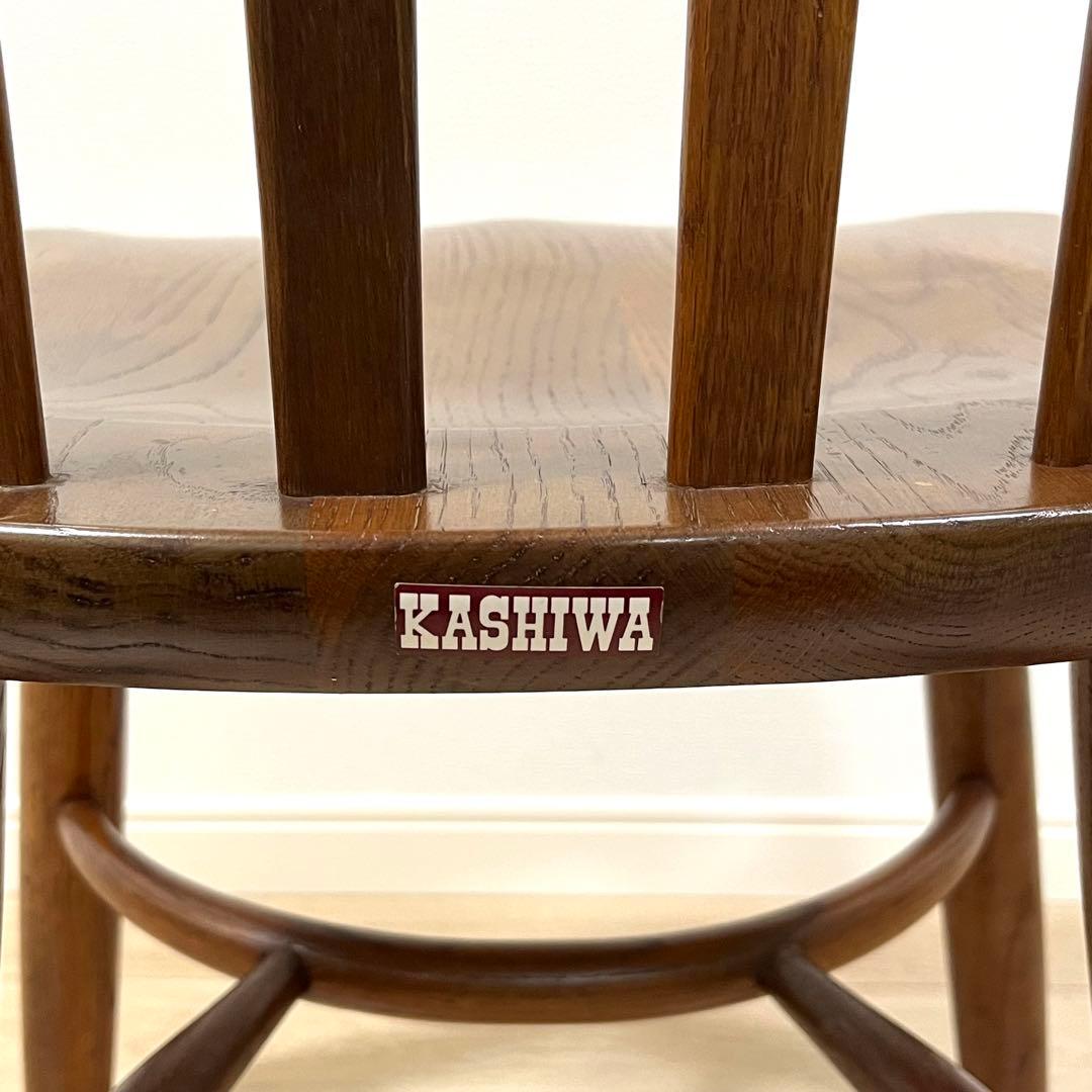 そ71【柏木工】ダイニングチェア 木製 ウインザーチェア 飛騨 ウィンザーチェア