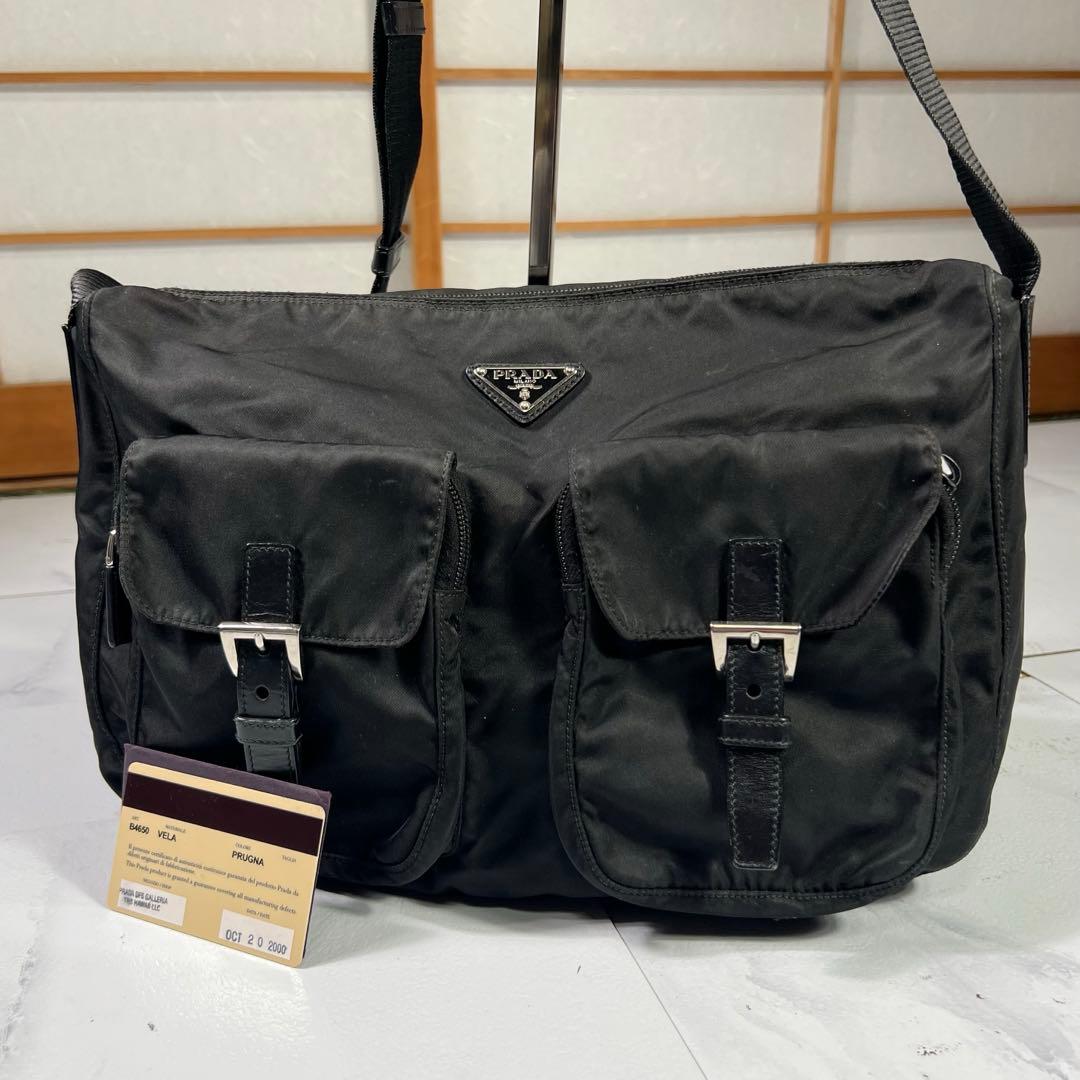 PRADA プラダ ショルダーバッグ BT0644 ナイロン NERO 斜め掛け