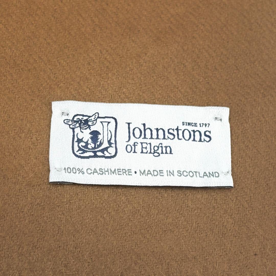 美品✨️ジョンストンズ カシミヤ100% 大判ストール 194cm×71cm