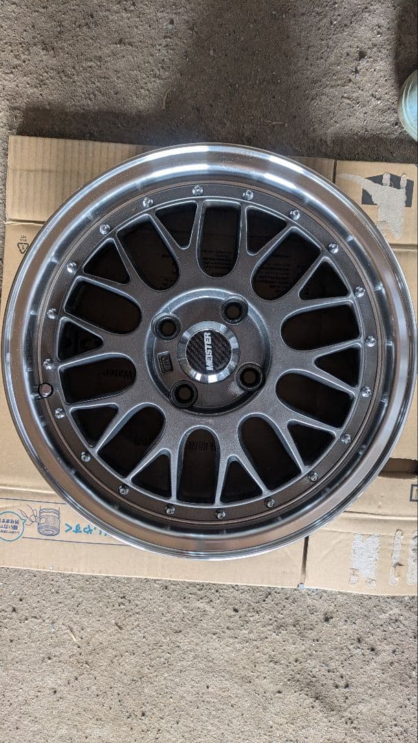 ステルスレーシングME02新製品4本セット15インチ美品