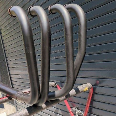 ゼファー1100 マフラー　集合管　ショート管　つや消しブラック